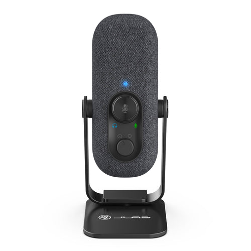 Audio GO Talk USB Desktop Microphone with Dual Condensers for Studio Quality Recordings and Broadcasts